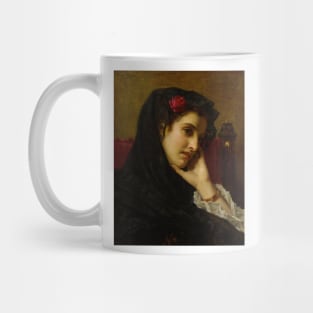 A Spanish Beauty by Hugues Merle Mug